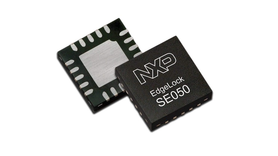 一颗 QFN 封装的 NXP EdgeLock SE050 安全元件