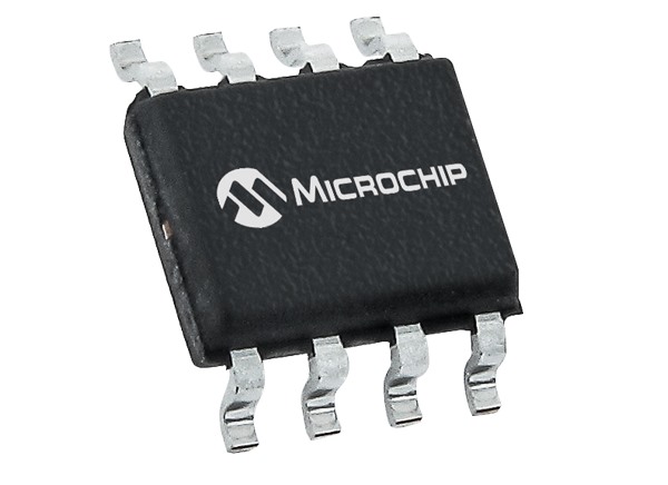 一颗 SOIC-8 封装的 Microchip 安全认证 IC